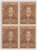 1952-257 CUBA. REPUBLICA. 1952. Ed.486. 10c ENTREGA ESPECIAL RETIRO DE COMUNICACIONES. F. FIGEREDO NO GUM - Ungebraucht