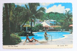 La Toc Hotel, St. Lucia, West Indies, 1976, With Nice Stamps - St. Lucia