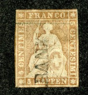 9992  Switzerland 1854 Zumstein #22A  (o)  Michel #13 Ib - Used Stamps