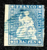 9999  Switzerland 1854 Zumstein #23A  (o)  Michel #14 I B - Gebruikt