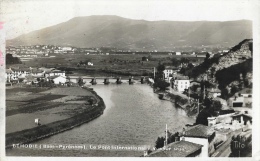 Béhobie (Basses-Pyrénées) - Le Pont International, Vue Sur Irun - Edition Bloc Frères - Carte Tito - Béhobie