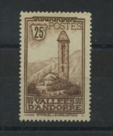 ANDORRE FR  -  PAYSAGES -  N° Yvert  31 * - Unused Stamps