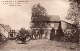 63....PUY DE DOME...BOURG LASTIC...attelage...VUE DES HOTELS - Altri & Non Classificati