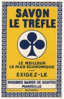 Buvard Savon Le Trèfle, Huilerie Darier De Rouffio, Marseille (DD) - Elektriciteit En Gas