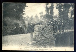 Delcampe - Cpa Militaria Armée Française En Manoeuvres -- Défense D'un Pont Par Les Cuirassiers    LIOB19 - Manöver