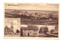 5439 RENNEROD - ELSOFF, Bäckerei Stippler, Dorfpartie, Kirche, Panorama, 1942 - Montabaur