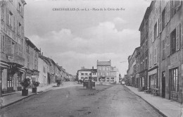 71 CHAUFFAILLES - Place De La Croix De Fer - Autres & Non Classés