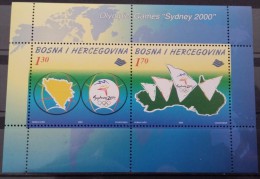 Bosnia And Hercegovina, 2000, Mi:  Block  8 (MNH) - Summer 2000: Sydney