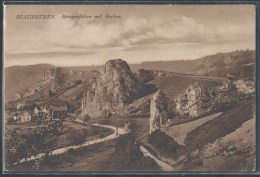 CPA ALLEMAGNE - Blaubeuren, Metzgerfelsen Mit Rucken - Blaubeuren