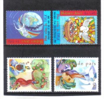 GEO411  VEREINTE NATIONEN UNO GENF  2006/07  MICHL  551/52 + 573/74 **  Postfrisch - Ongebruikt