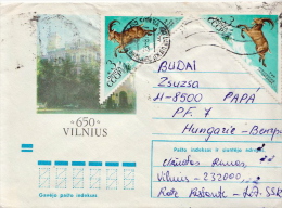 Postal History Cover: Soviet Union With Animals Stamps On 2 Covers - Game