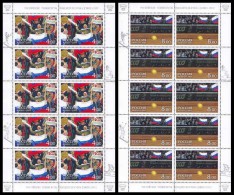 SALE!!! RARE!!! RUSSIA RUSIA RUSSIE RUSSLAND 2003 Tennis - Winners Of The Davis Cup 2 Sheetlets MiNr 1061-62 CV=70€ ** - Feuilles Complètes