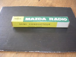Boite Carton MAZDA Radio ( Semi Conducteur ) 10x1x1 Cm - Otros