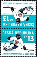 Czech Rep. / Stamps (2014) 0798 (2x) Ss2: Winter Paralympic Games In Sochi 2014 (skiing; Skier); Painter: Krystof Krejca - Nuevos