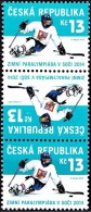 Czech Rep. / Stamps (2014) 0798 (3x) Ss: Winter Paralympic Games In Sochi 2014 (skiing; Skier); Painter: Krystof Krejca - Neufs