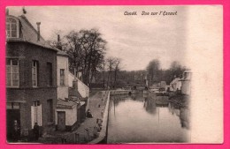 Condé - Vue Sur L'Escaut - Animée - Péniche -1904 - Conde Sur Escaut