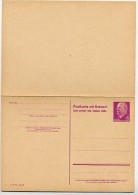 DDR P74 Postkarte Mit Antwort ULBRICHT 1. Ausgabe ** 1961-66  Kat 40,00 € - Postcards - Mint