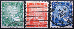 ALLEMAGNE EMPIRE                 N° 365/367                 OBLITERE - Used Stamps