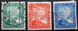 ALLEMAGNE EMPIRE                 N° 365/367                 OBLITERE - Used Stamps