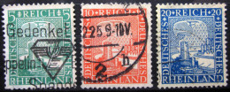 ALLEMAGNE EMPIRE                 N° 365/367                 OBLITERE - Used Stamps