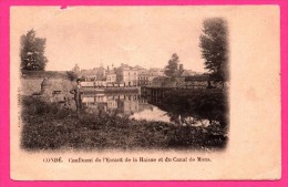 Condé - Confluent De L'Escaut De La Haisne Et Du Canal De Mons - Animée - L. CHARLES - 1904 - Conde Sur Escaut