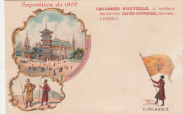 CAMBRAI   NORD    59  CPA COLORISEE  EXPOSITION DE 1900 - CHICOREE NOUVELLE CASIEZ -BOURGEOIS - Cambrai