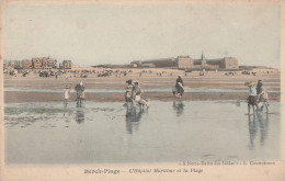 BERCK PLAGE  PAS DE CALAIS   62  CPA   COLORISEE    L'HOPITAL MARITIME  ET LA PLAGE - Berck