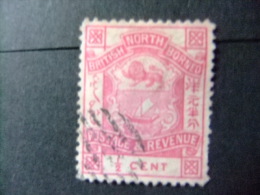 BORNEO DEL NORTE NORTH BORNEO BORNÉO DU NORD 1889 ARMOIRIES Yvert Nº 34 - Noord Borneo (...-1963)