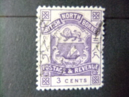 BORNEO DEL NORTE NORTH BORNEO BORNÉO DU NORD 1889 ARMOIRIES Yvert Nº 37 - Noord Borneo (...-1963)