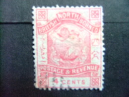 BORNEO DEL NORTE NORTH BORNEO BORNÉO DU NORD 1889 ARMOIRIES Yvert Nº 38 - Noord Borneo (...-1963)