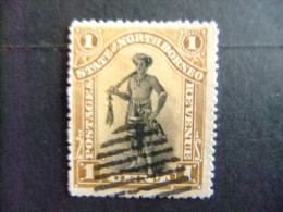 BORNEO DEL NORTE NORTH BORNEO BORNÉO DU NORD 1894 CHEF DYAK Nº 52 - Noord Borneo (...-1963)