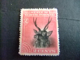 BORNEO DEL NORTE NORTH BORNEO BORNÉO DU NORD 1894 CERF MALAIS Yvert Nº 53 * MH - Noord Borneo (...-1963)