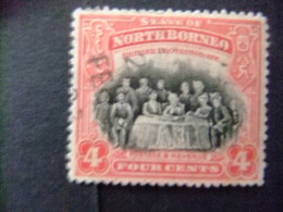 BORNEO DEL NORTE NORTH BORNEO BORNÉO DU NORD 1909 1ª RÉUNION DE LA Cª DE NORD BORNEO Yvert Nº 134 º - North Borneo (...-1963)