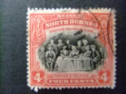 BORNEO DEL NORTE NORTH BORNEO BORNÉO DU NORD 1909 1ª RÉUNION DE LA Cª DE NORD BORNEO Yvert Nº 134 º - Noord Borneo (...-1963)