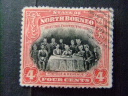 BORNEO DEL NORTE NORTH BORNEO BORNÉO DU NORD 1909 1ª RÉUNION DE LA Cª DE NORD BORNEO Yvert Nº 134 - Noord Borneo (...-1963)