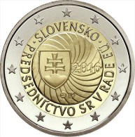 ESLOVAQUIA  /  SLOVAKIA     2€ Bimetálica 2016   "Primera Presidencia Consejo De La UE"  SC/UNC   T-DL-11.709 - Slovakia