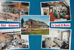 Carte 1975 HAUTE GOULAINE / HOTEL RESTAURANT LA LANDE SAINT MARTIN - Haute-Goulaine