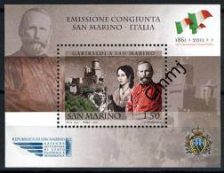 2011 - SAINT-MARIN - SAN MARINO - 150° Ann Del Conferimento Della Cittadinanza Onorari Garibald - MNH - (**) -  New Mint - Blocs-feuillets