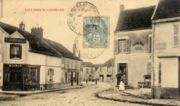 77 - VILLIERS-SAINT-GEORGES - Rue D'Angers - Animée - Villiers Saint Georges