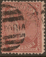 VICTORIA 1873 8d Pale Brown/pink QV SG 173 U #TE57 - Oblitérés