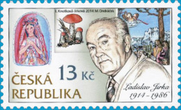 Czech Rep. / Stamps (2014) 0795: Ladislav Jirka (1914-1986) Engraver ("Bridesmaid"; Leccinum Versipelle; "Rosary Feast") - Neufs
