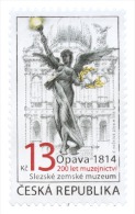 Czech Rep. / Stamps (2014) 0806: 200 Years Of Museology: Opava 1814 - The Silesian Land Museum; Painter: Eva Vaskova - Neufs