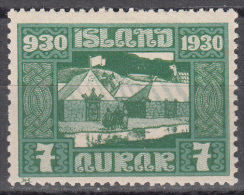 Iceland   Scott No. 154   Unused Hinged   Year  1930 - Nuovi