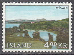 Iceland   Scott No. 381     Unused Hinged    Year  1966 - Unused Stamps