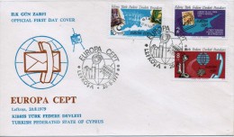 Turkish Federated State Of Cyprus First Day Cover To Celebrate Europa 1979. - Storia Postale