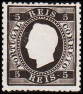 1871. Luis I. 5 REIS Perforated 12½.  (Michel: 34xB) - JF193360 - Ungebraucht