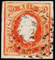 1866. Luis I. 80 REIS.  (Michel: 22) - JF193268 - Gebruikt