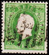 1871. Luis I. 50 REIS Perforated 12½.  (Michel: 39xB) - JF193350 - Usati