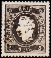 1867. Luis I. 5 REIS.  (Michel: 25) - JF193300 - Gebruikt