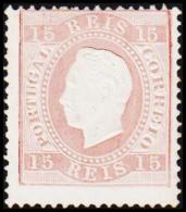 1875. Luis I. 15 REIS Perforated 12½. Reprint. (Michel: 36 ND) - JF193341 - Ongebruikt